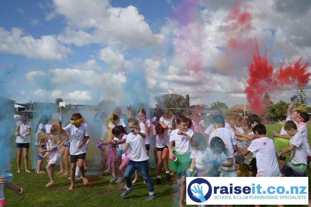 School Fun Run Colour Run online fundraiser nz
