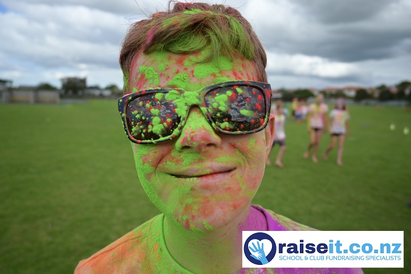 School Fun Run Colour Run online fundraiser nz