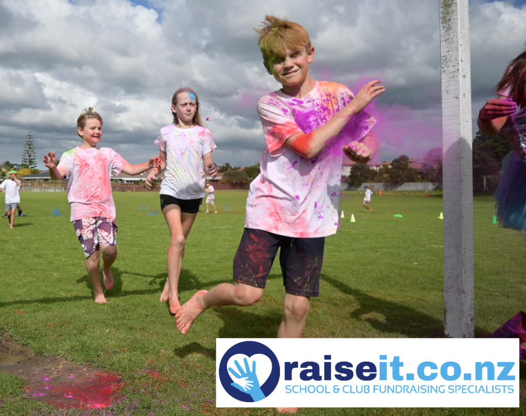 School Fun Run Colour Run online fundraiser nz