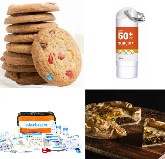 Product Fundraisers Online Cookies Sunscreen Pies First Aid