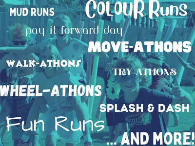 image showing a list of the variety of school fundraiser you can run with Go Raise It